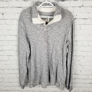 DISTILLERY APPAREL | 1/4 button up long sleeve top